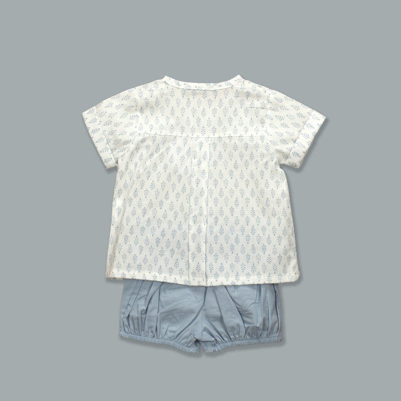 Idun Boys Polo & Short Set Blue