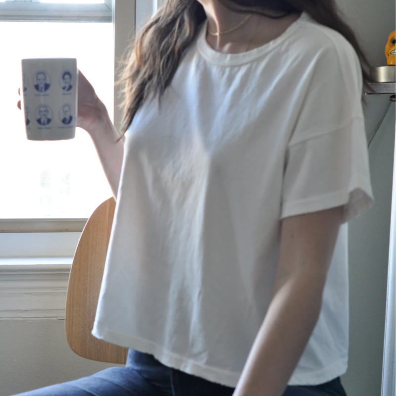 Fille Tee | Classic White