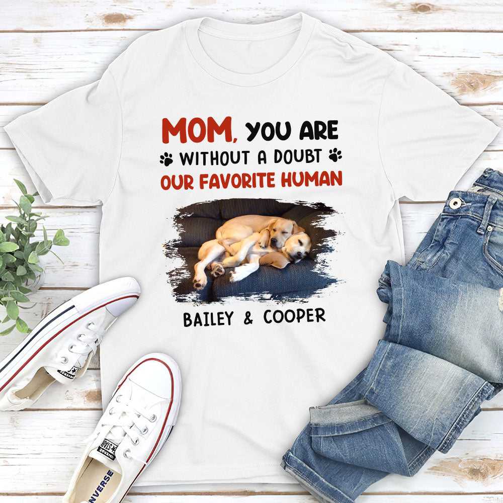 Favorite Hooman No Doubt - Personalized Custom Unisex T-shirt