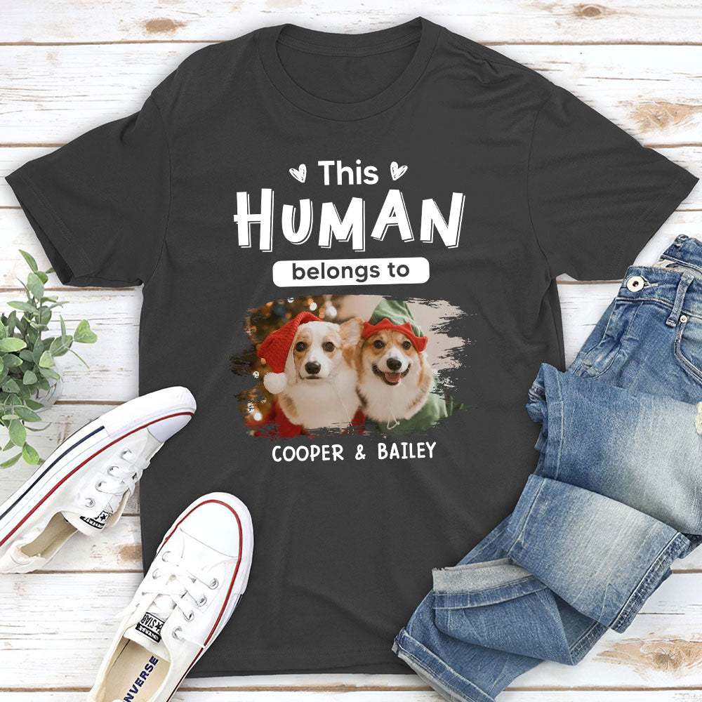 Belongs To Pets Christmas - Personalized Custom Unisex T-shirt