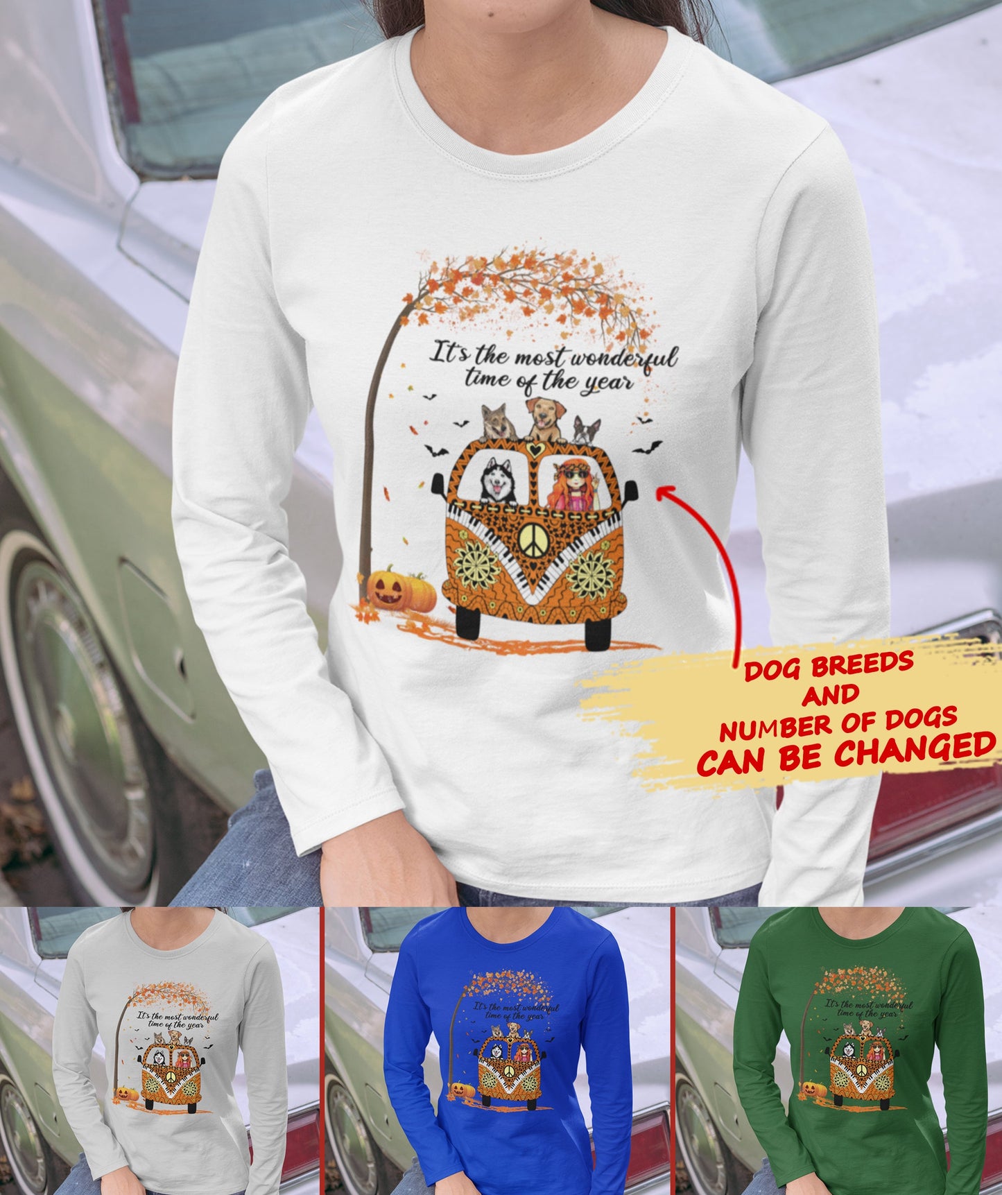 Wonderful Time Of The Year - Personalized Custom Classic Hippie Long Sleeve T-shirt