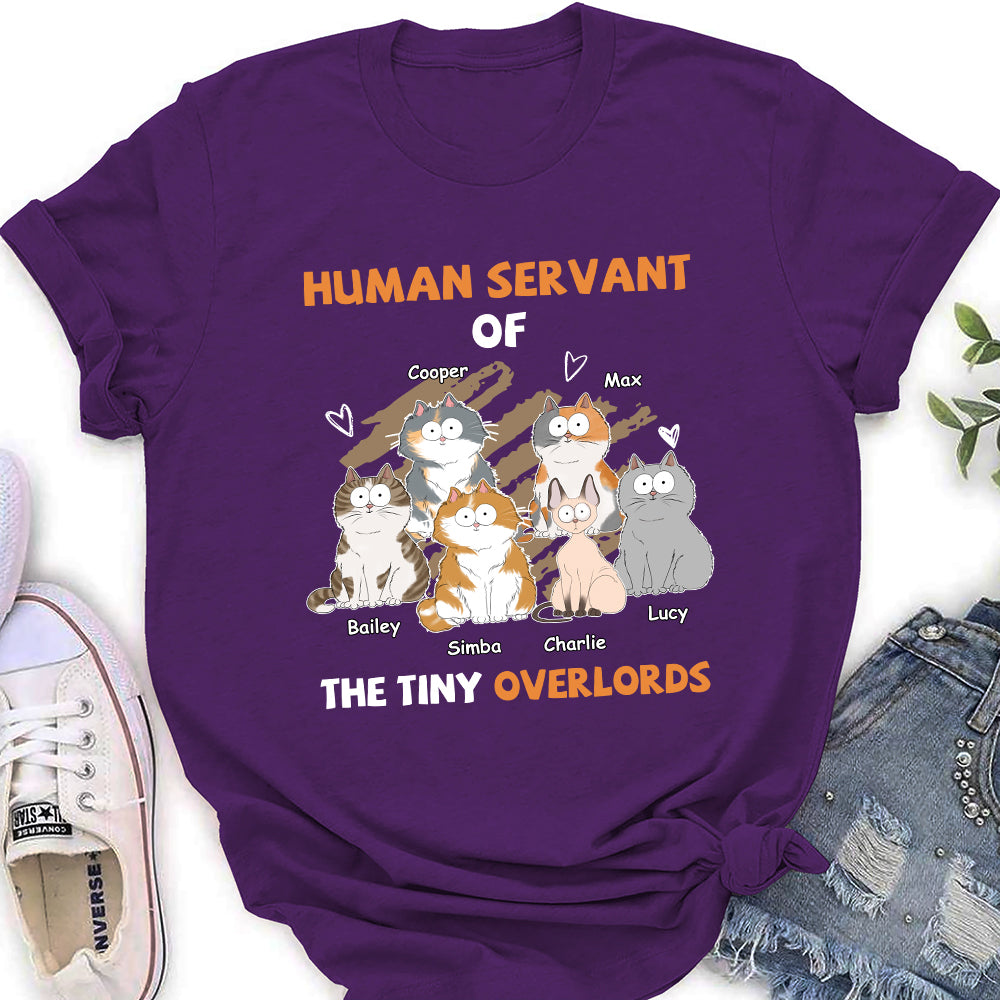 Human Servant Of Overlords - Personalized Custom Women's T-shirt