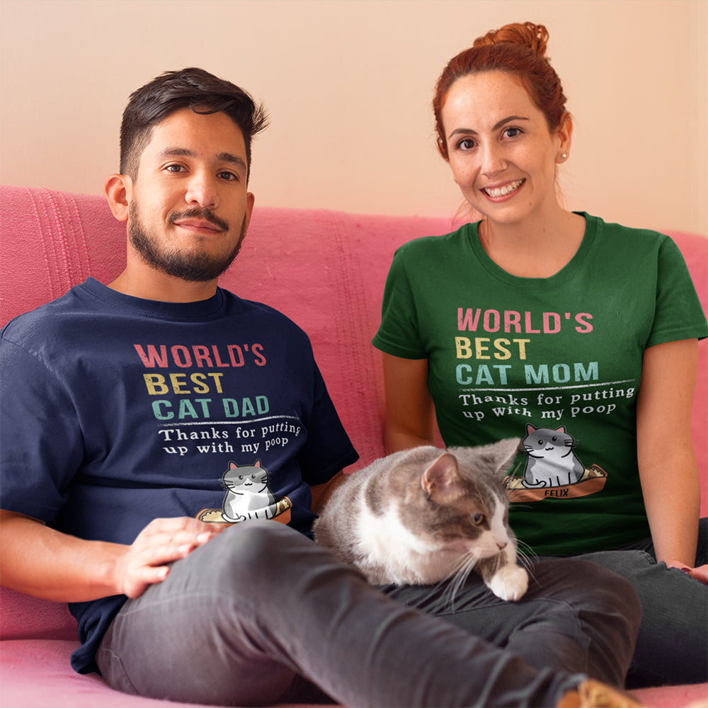 Putting Up With My Poop - Personalized Custom Unisex T-shirt