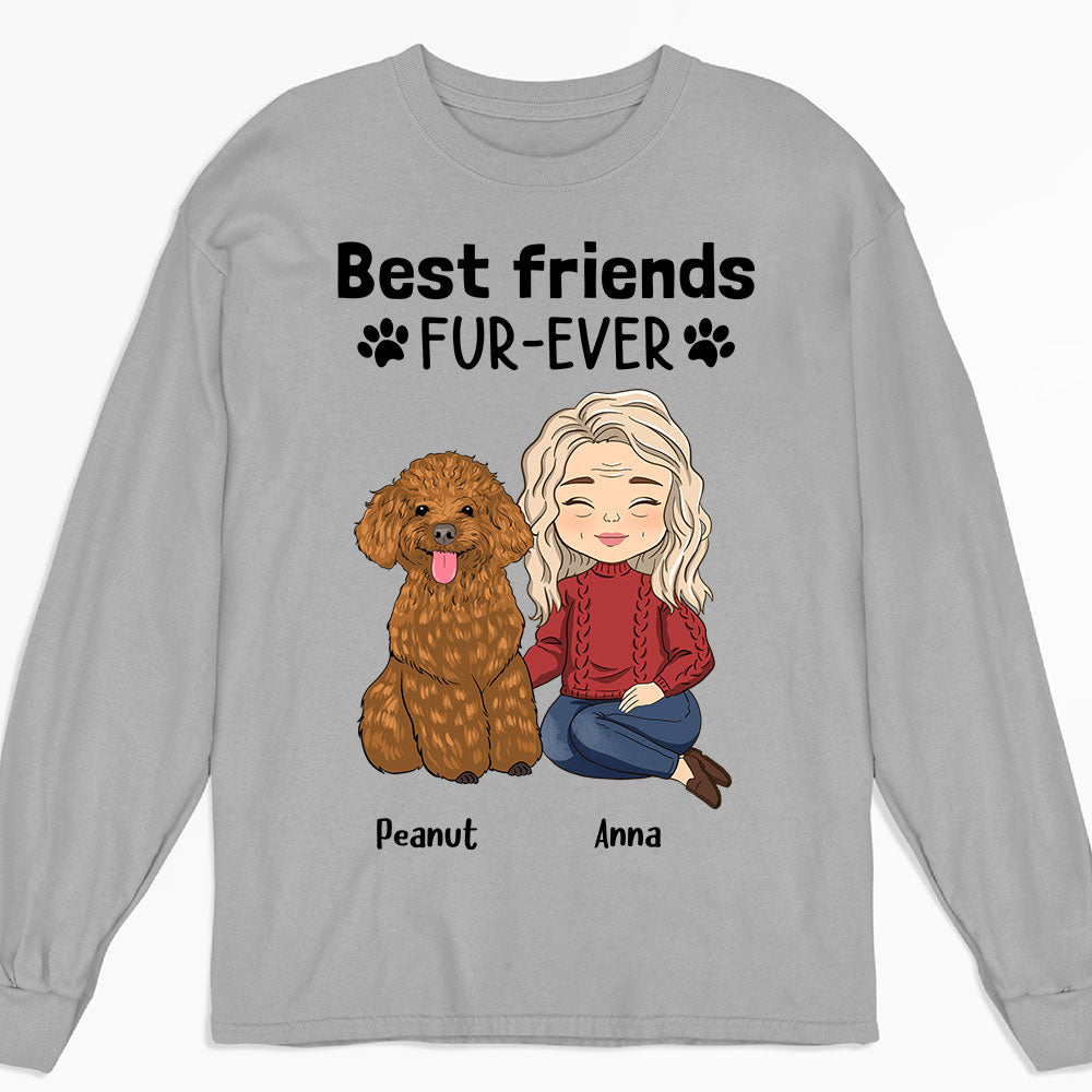 Best Friend Fur-ever - Personalized Custom Long Sleeve T-shirt