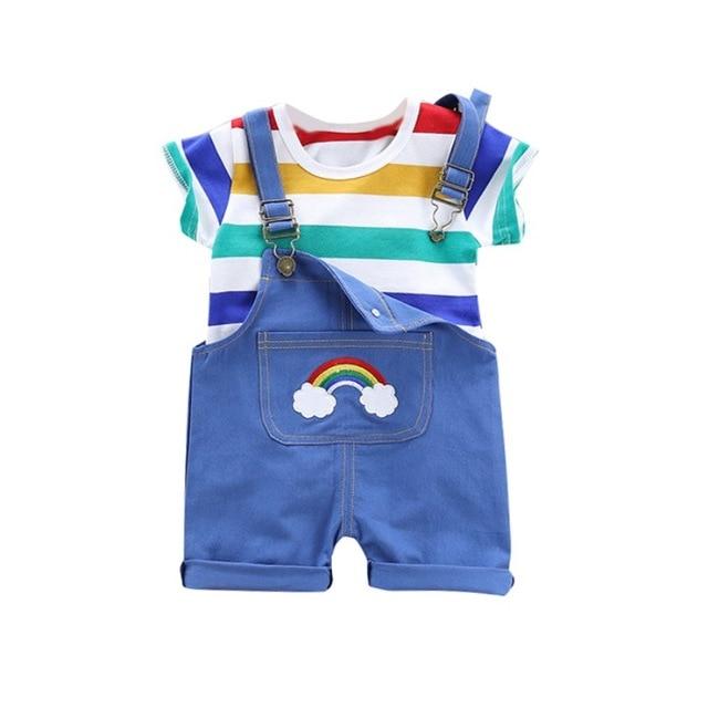 Boy's Clothing Blue / 24-36M Rainbow Baby Outfit