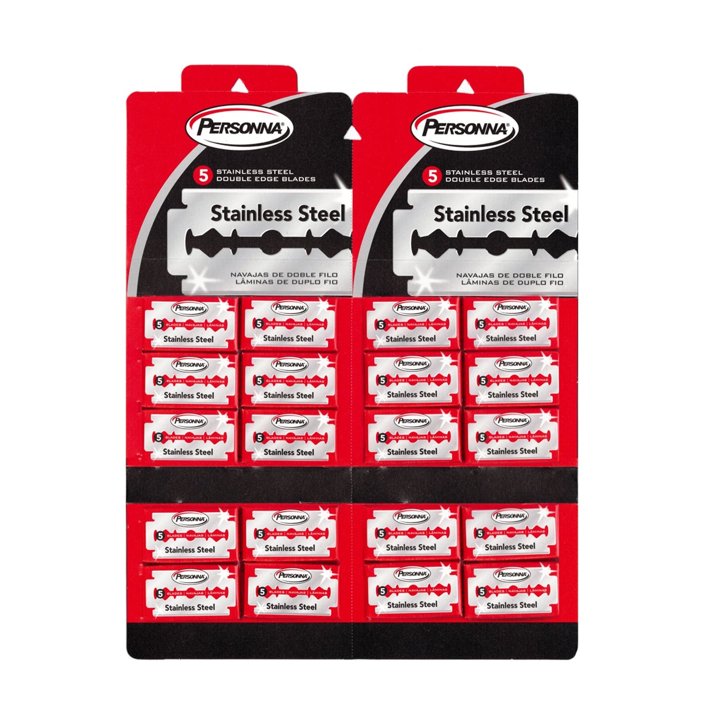 Personna Stainless Steel Double Edge Blades (100)