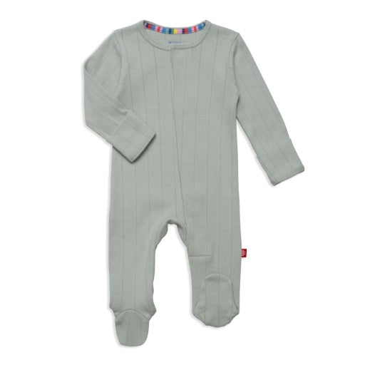 Magnetic Me Organic Cotton Pointelle Magnetic Parent Favorite Footie