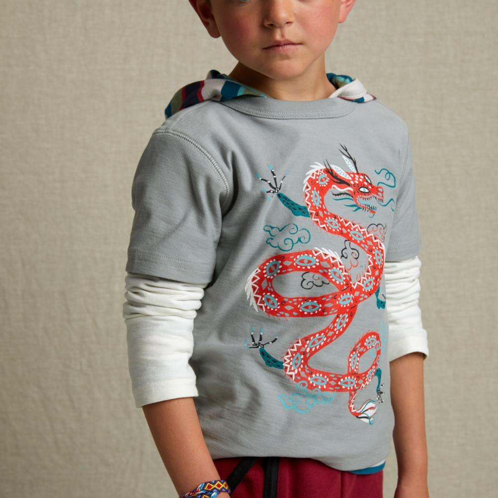 Tea Collection Fire Dragon Graphic Tee