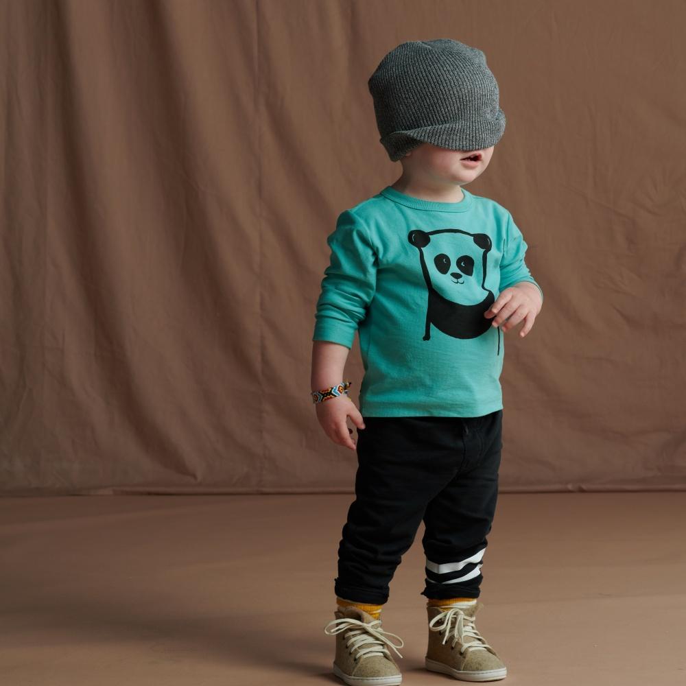 Tea Collection Panda Graphic Baby Tee