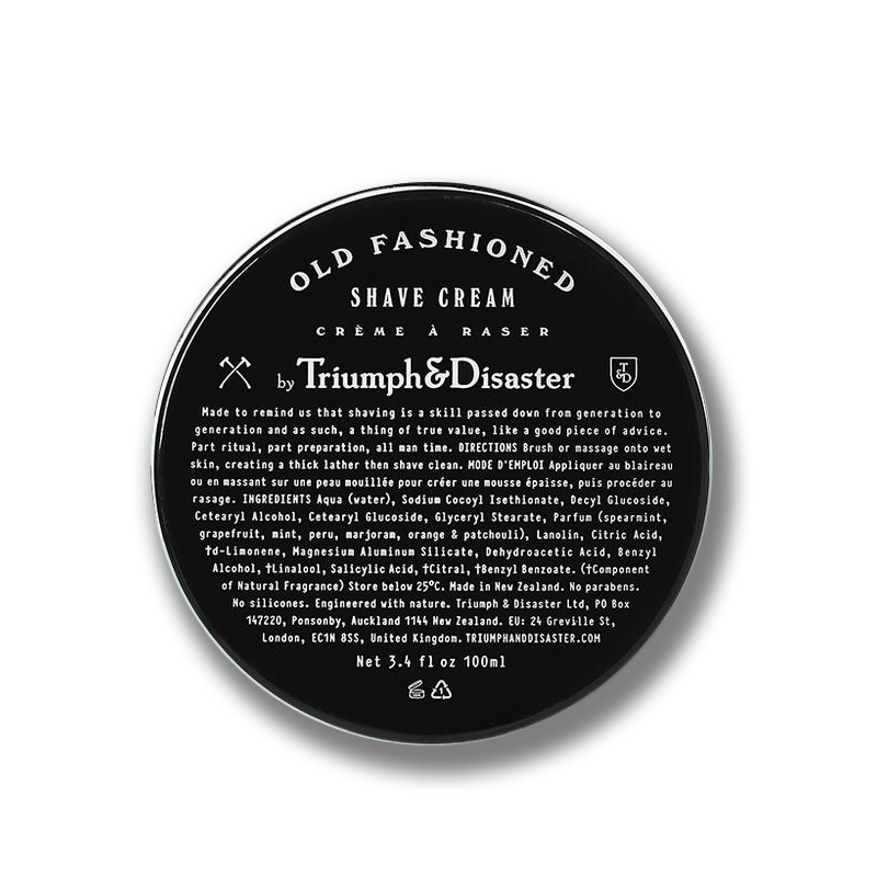 Triumph & Disaster Old Fashioned Shave Cream Jar