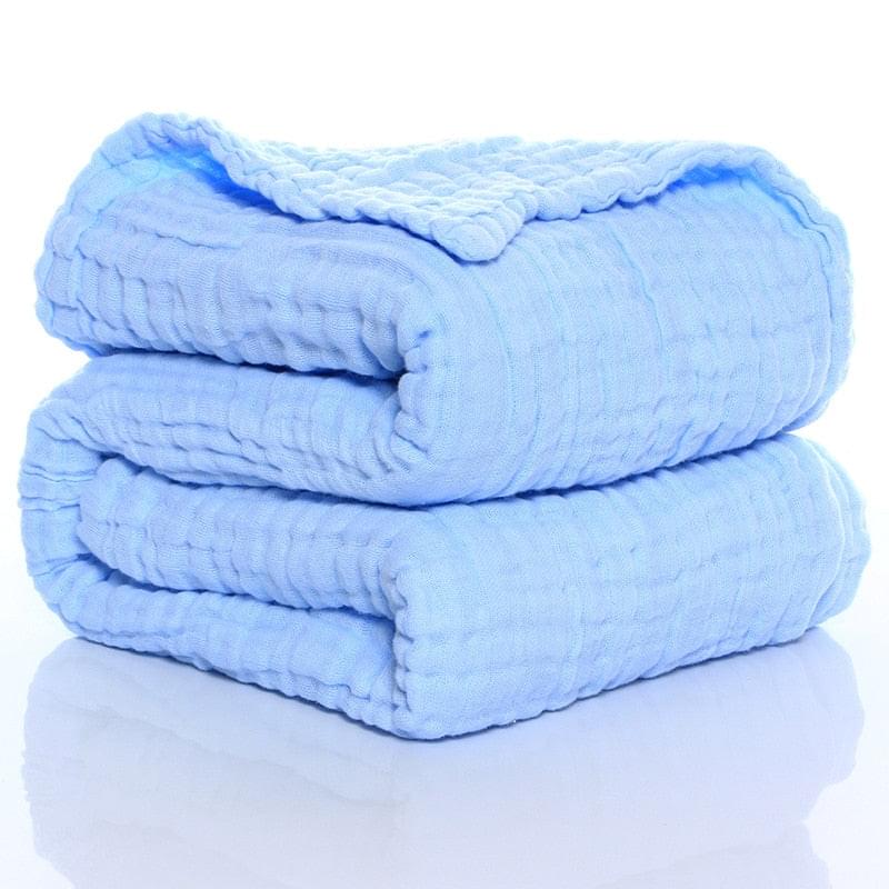 Heavenly Hugs Organic 6-Layer Baby Swaddle Muslin Blanket