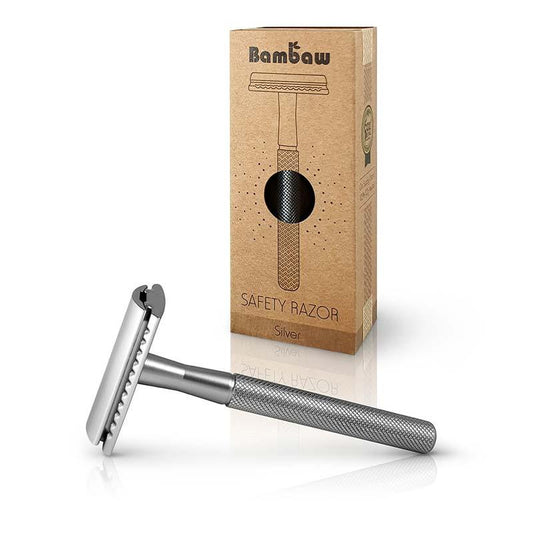 Metal Safety Razor- Silver