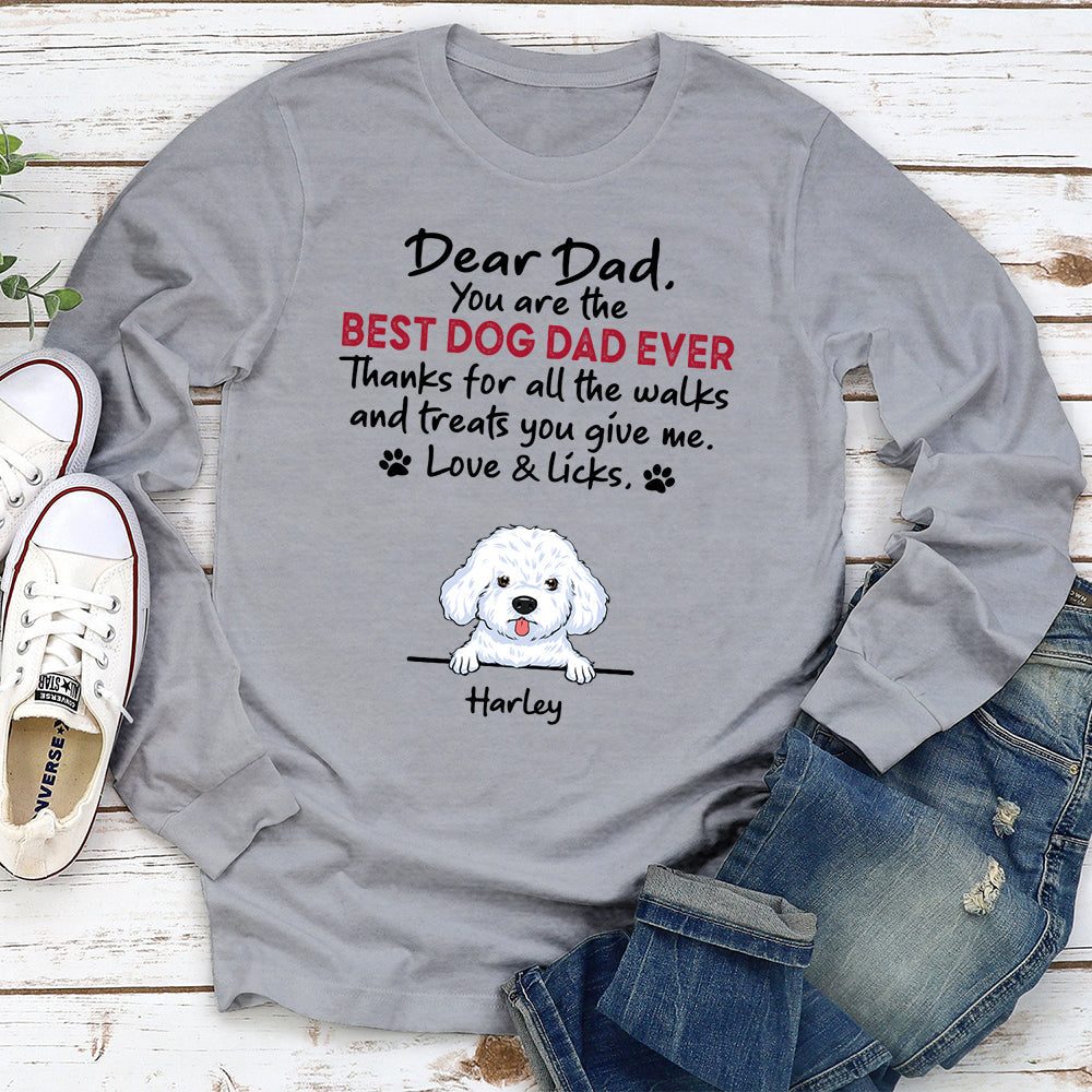 Walks And Treats - Personalized Custom Long Sleeve T-shirt