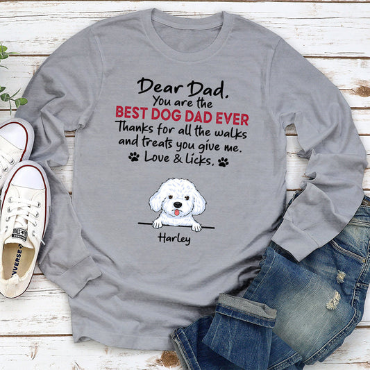 Walks And Treats - Personalized Custom Long Sleeve T-shirt