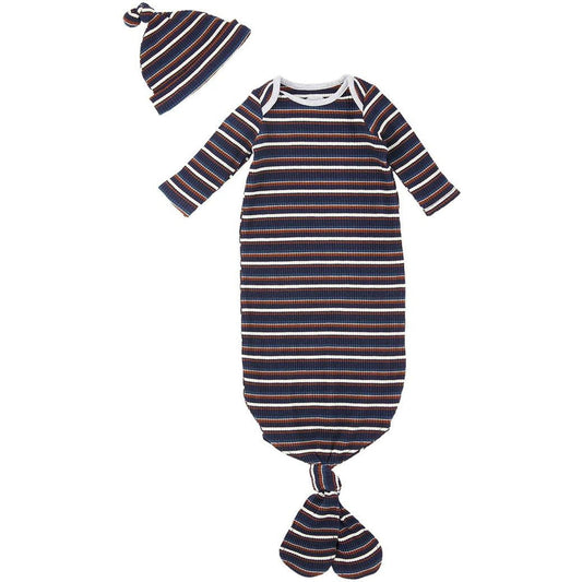 Mud Pie Blue Stripe Take-Me-Home Set
