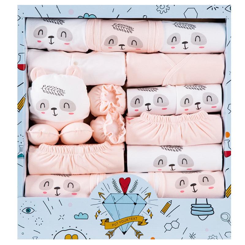 Gift Box Set with Newborn Cotton  Baby Clothes