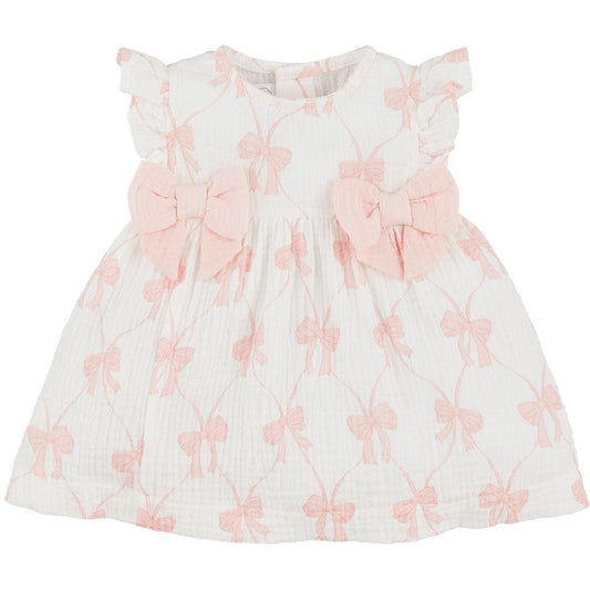 Mud Pie Bow Print Dress