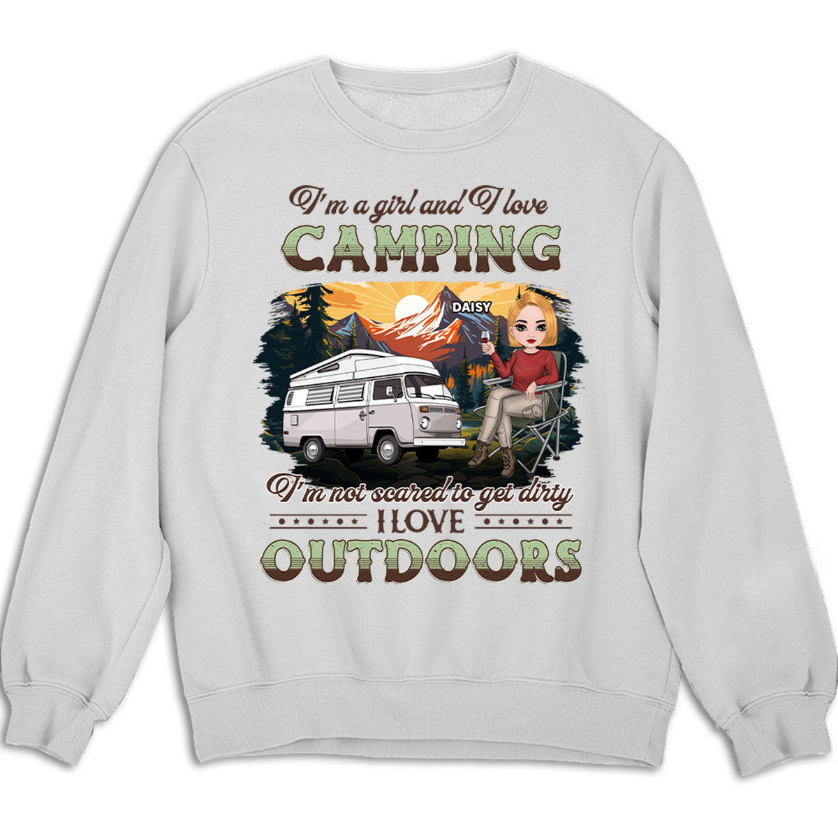 Camping Lover - Personalized Custom Sweatshirt
