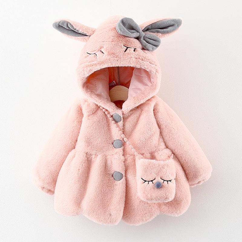 Furry Friends Hooded Coat - Keep Your Little One Cozy in Style