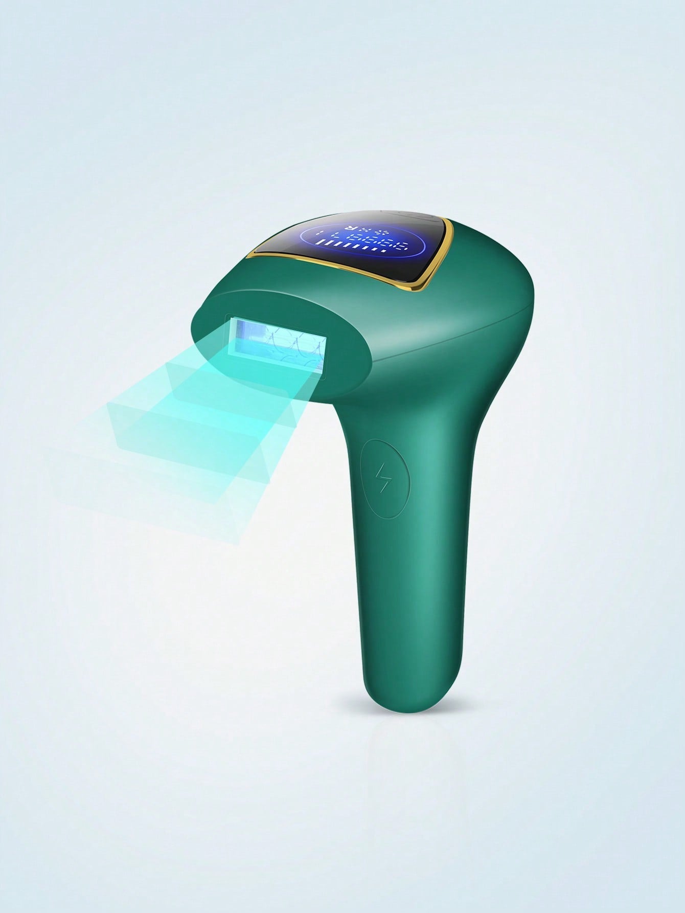 1pc Dark Green Plug Powered Epilator 990,000 Flashes Hair Removal Device for Women Legs A8A204-2