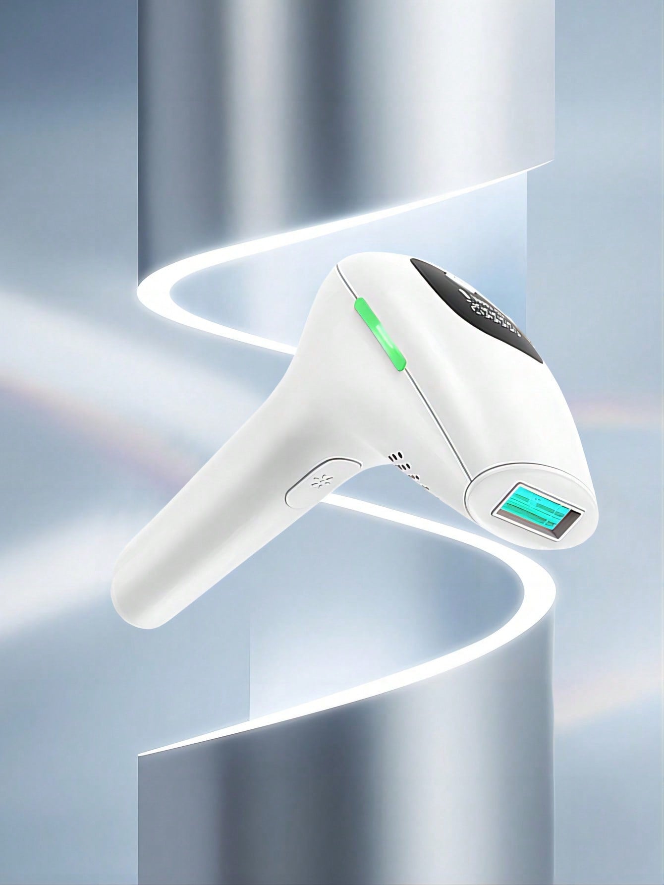 1pc White Plug Powered Epilator 999,999 Flashes Hair Removal Device for Women Bikinis A8X201-2