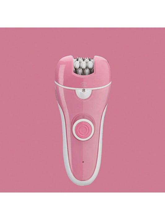 3-in-1 Electric Hair Clipper, Foot Grinder With Light, And Hair Removal Tool With Interchangeable Heads