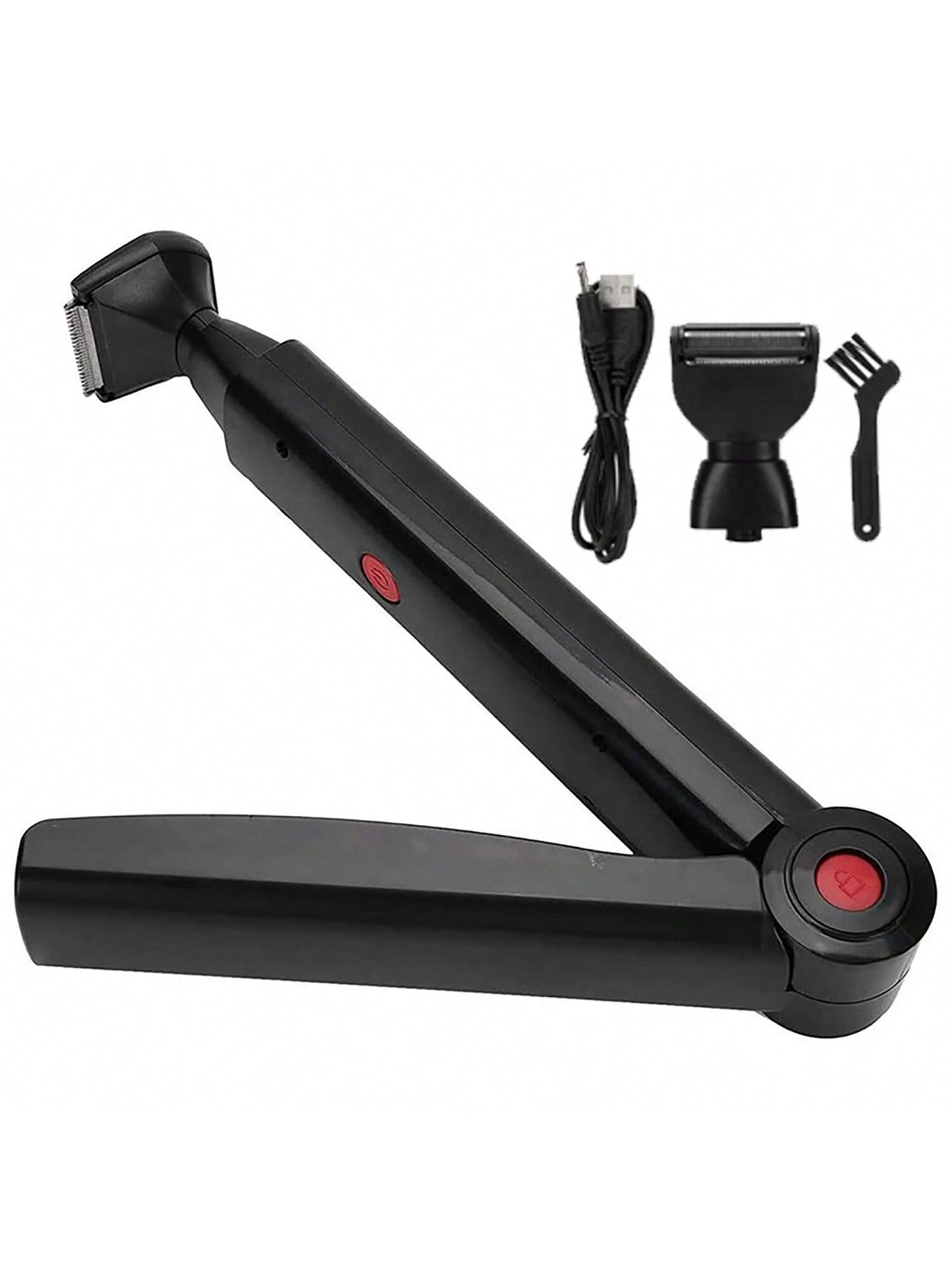 Back & Body Cordless Rechargeable Electric Shaver For Man Women, Extra Long Handle Electric Body Groomer With Extra Shaving Tip