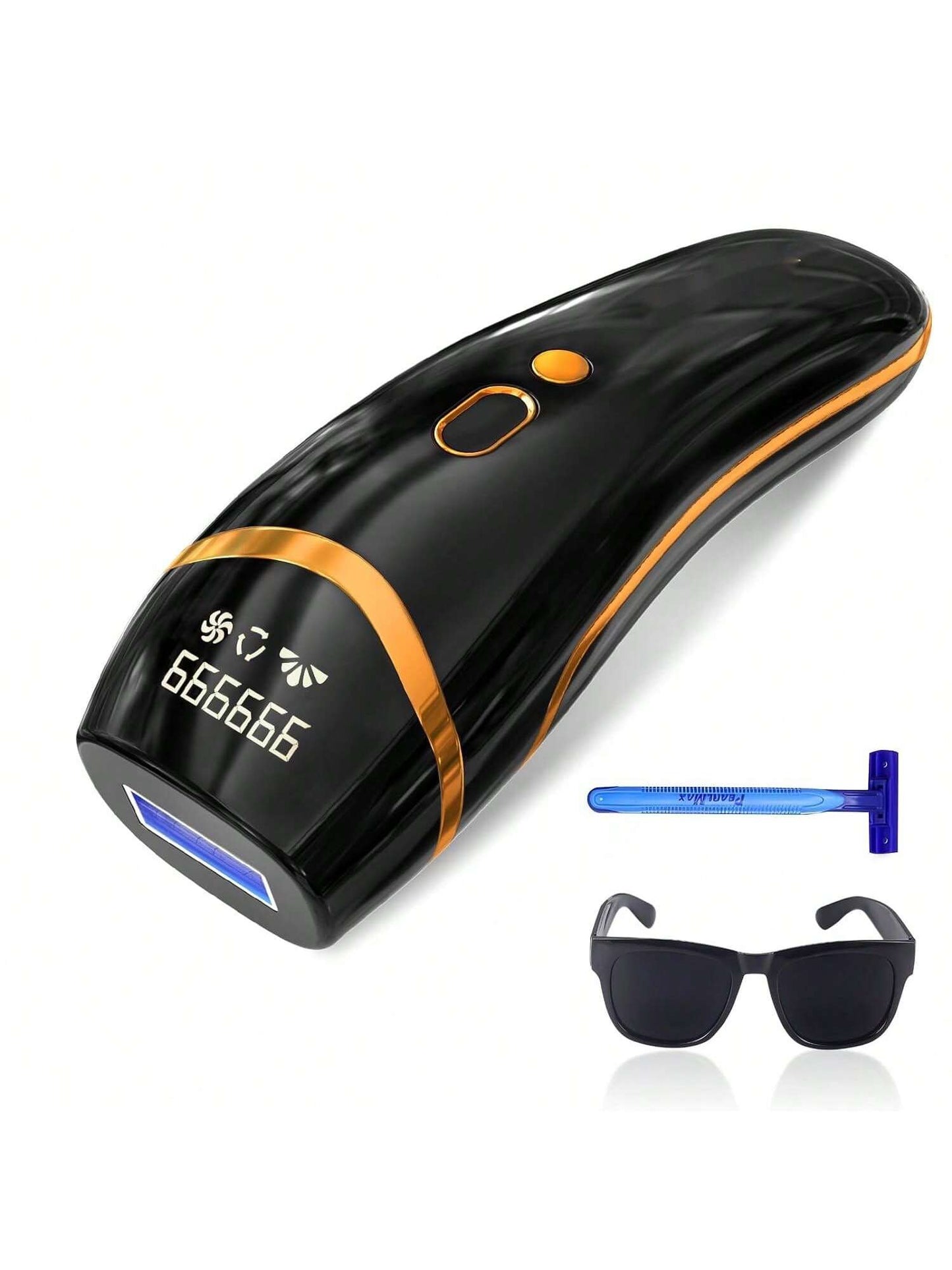 IPL Hair Removal, Hair Removal Permanent For Women And Men, 999999 Flashes At-Home Hair Removal Device For Facial Legs Arms
