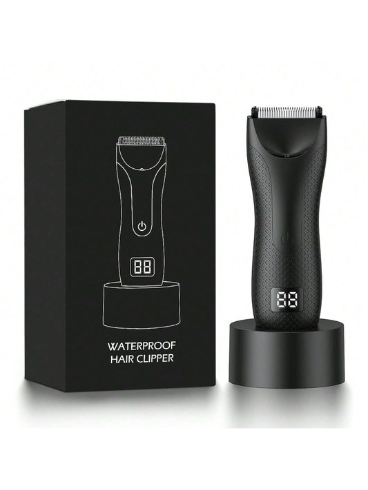 1pc Rechargable 500mAh Portable Handheld Body Hair Clipper SMT036BK