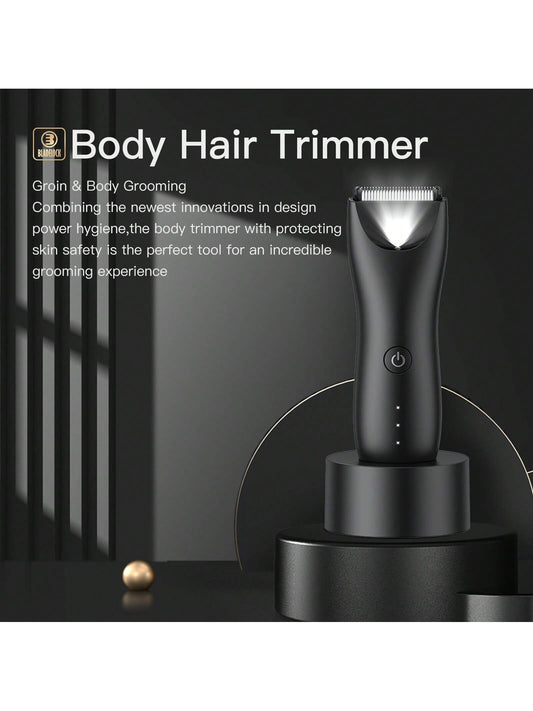 Multifunctional Electric Shaver For Men, With Razor, Hair Clipper,Fast Charging Long Standby New Men's Electric Trimmer Shaver Waterproof Razor For Leg & Body Hair, With Lcd Display , Mens Grooming Kit