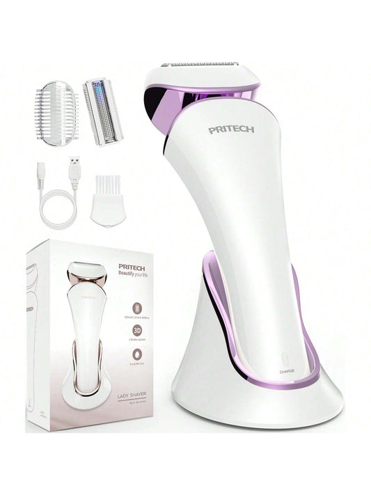 1Pc For Women,For Legs, Arm,Underarm, Bikini,USB Rechargeable Electric Ladies Shaver Wet&Dry Cordless,Valentine'S Day