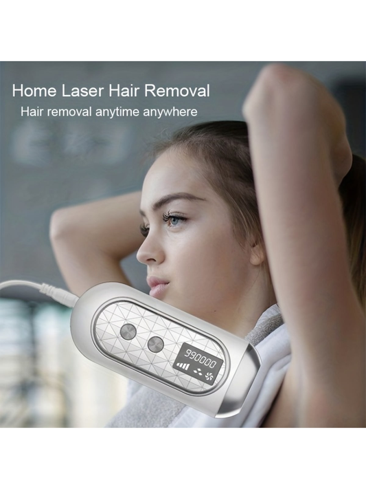 1pc, Household Handheld Hair Removal Device, Safe, Effective, Painless Hair Removal, Smooth Skin, 999999 Hairs, Both Men And Women Can Use, Suitable For Bikini, Underarms, Thighs, Calves And Other Parts