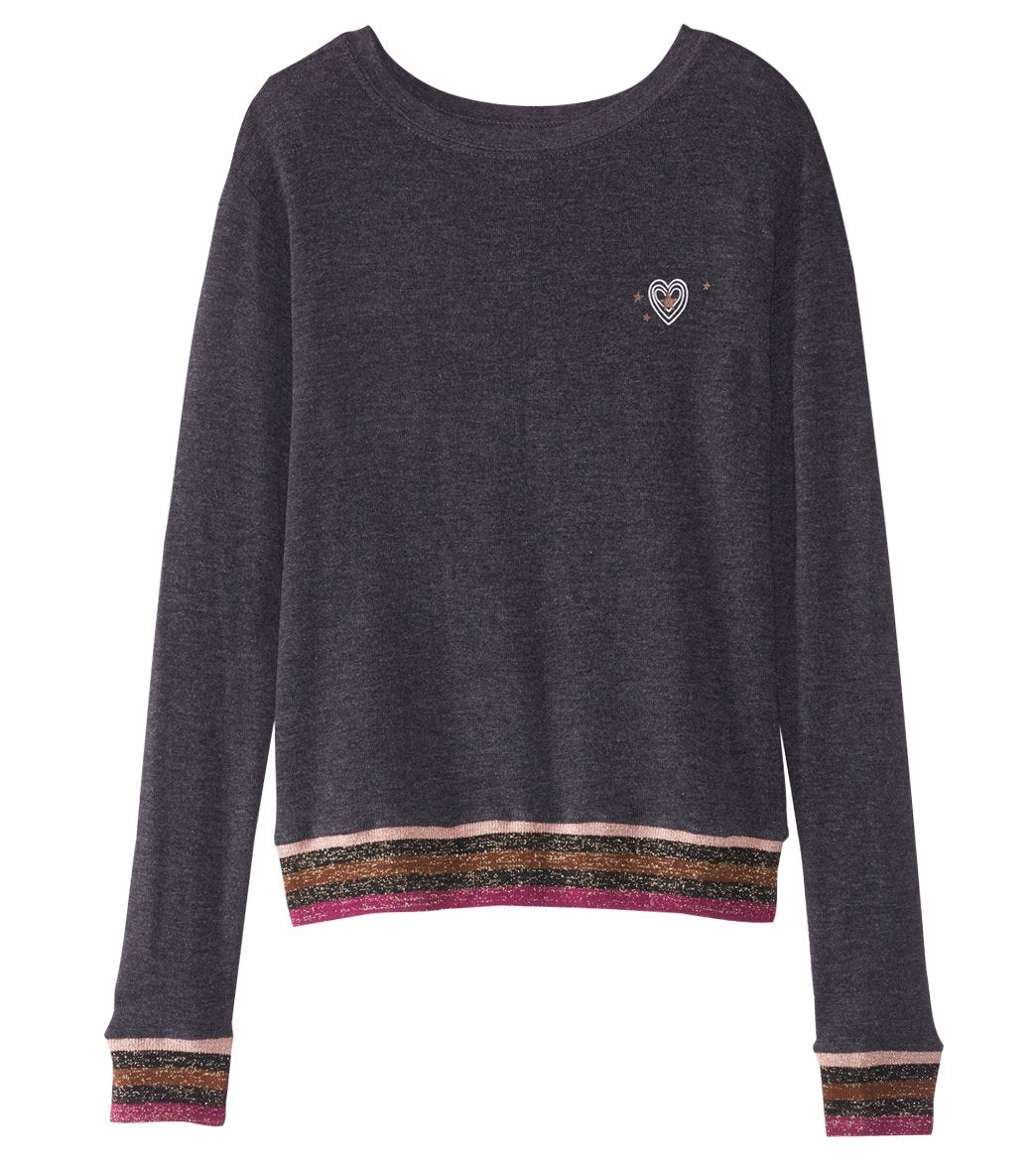 Spiritual Gangster Girls Love Club Crew Neck Long Sleeve Savasana