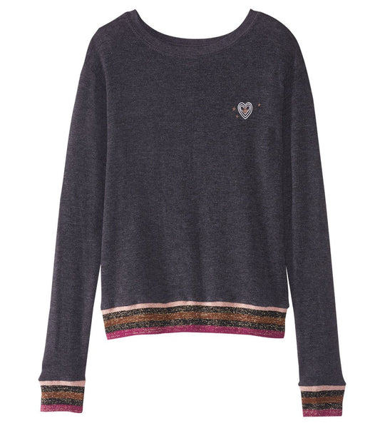 Spiritual Gangster Girls Love Club Crew Neck Long Sleeve Savasana