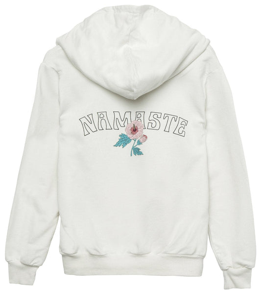 Spiritual Gangster Girls Namaste Hibiscus Pullover Hoodie