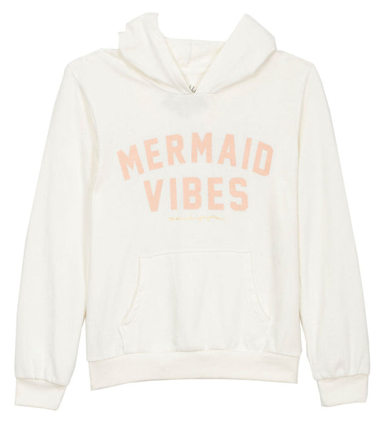 Spiritual Gangster Kids Girls Mermaid Vibes Yoga Pullover Hoodie