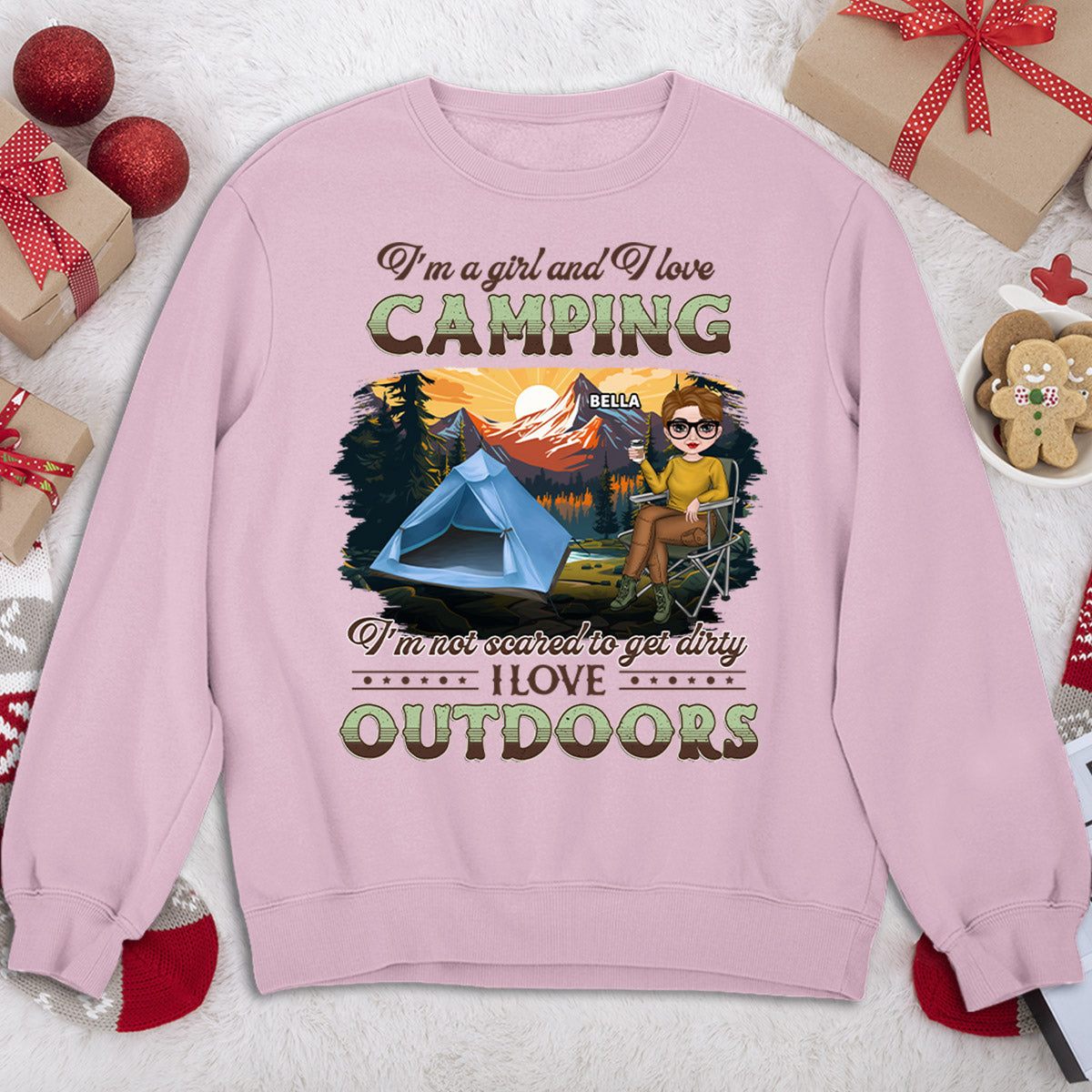 Camping Lover - Personalized Custom Sweatshirt