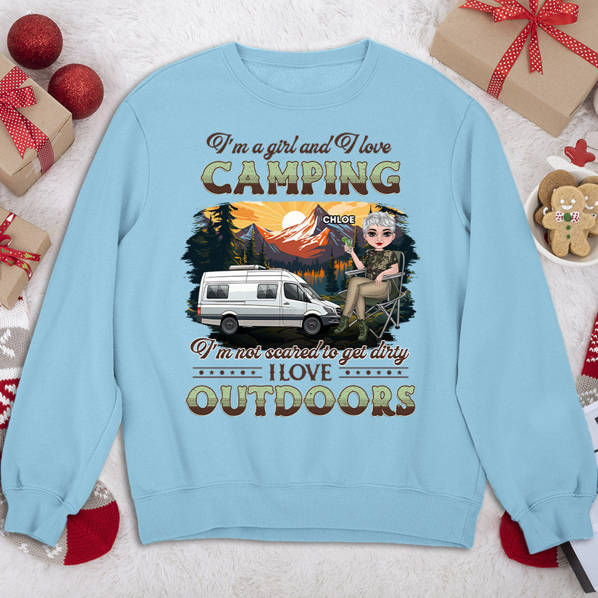 Camping Lover - Personalized Custom Sweatshirt