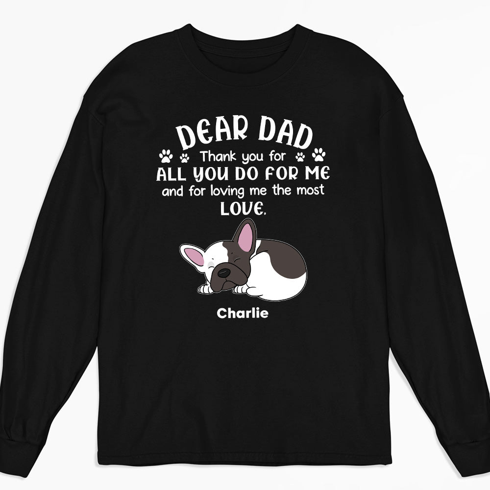Well Done Dad - Personalized Custom Long Sleeve T-shirt