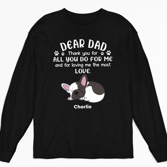 Well Done Dad - Personalized Custom Long Sleeve T-shirt