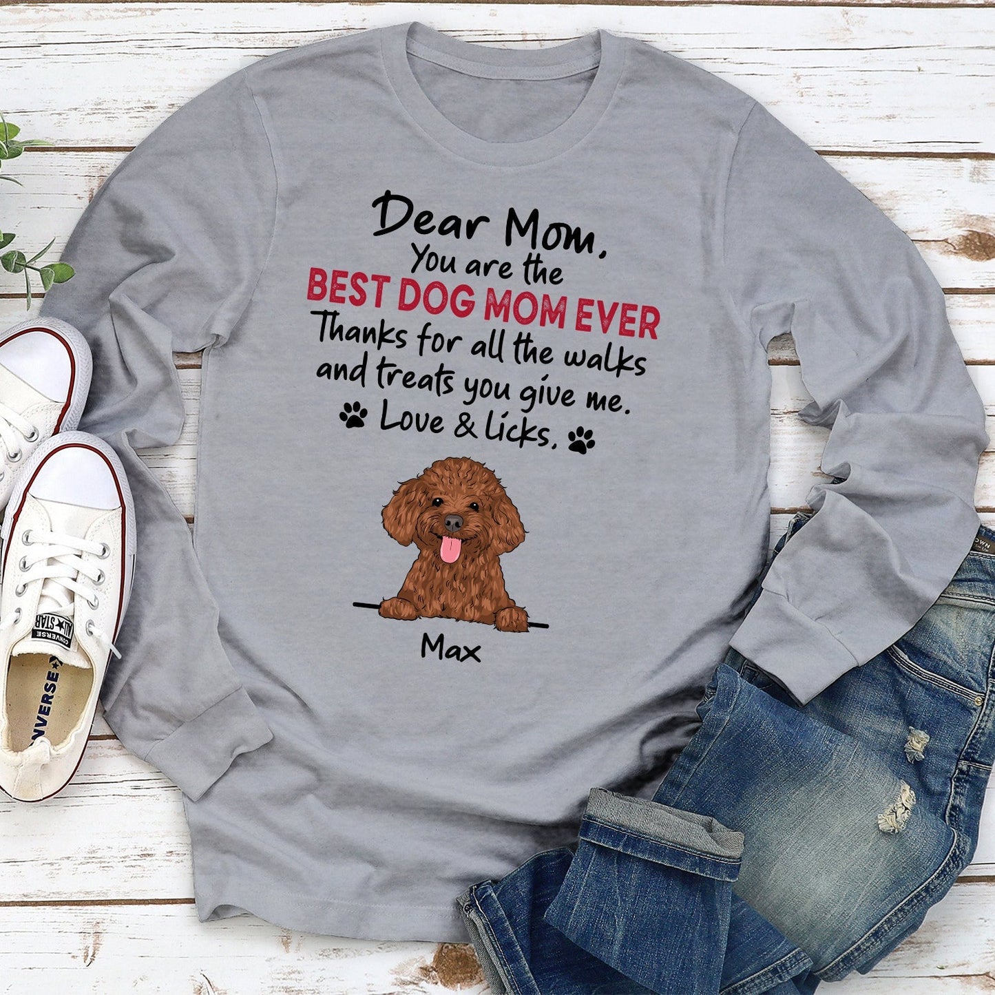 Walks And Treats - Personalized Custom Long Sleeve T-shirt