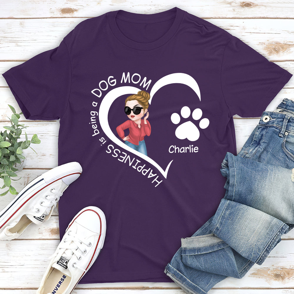 Happiness, Heart Line - Personalized Custom Unisex T-shirt