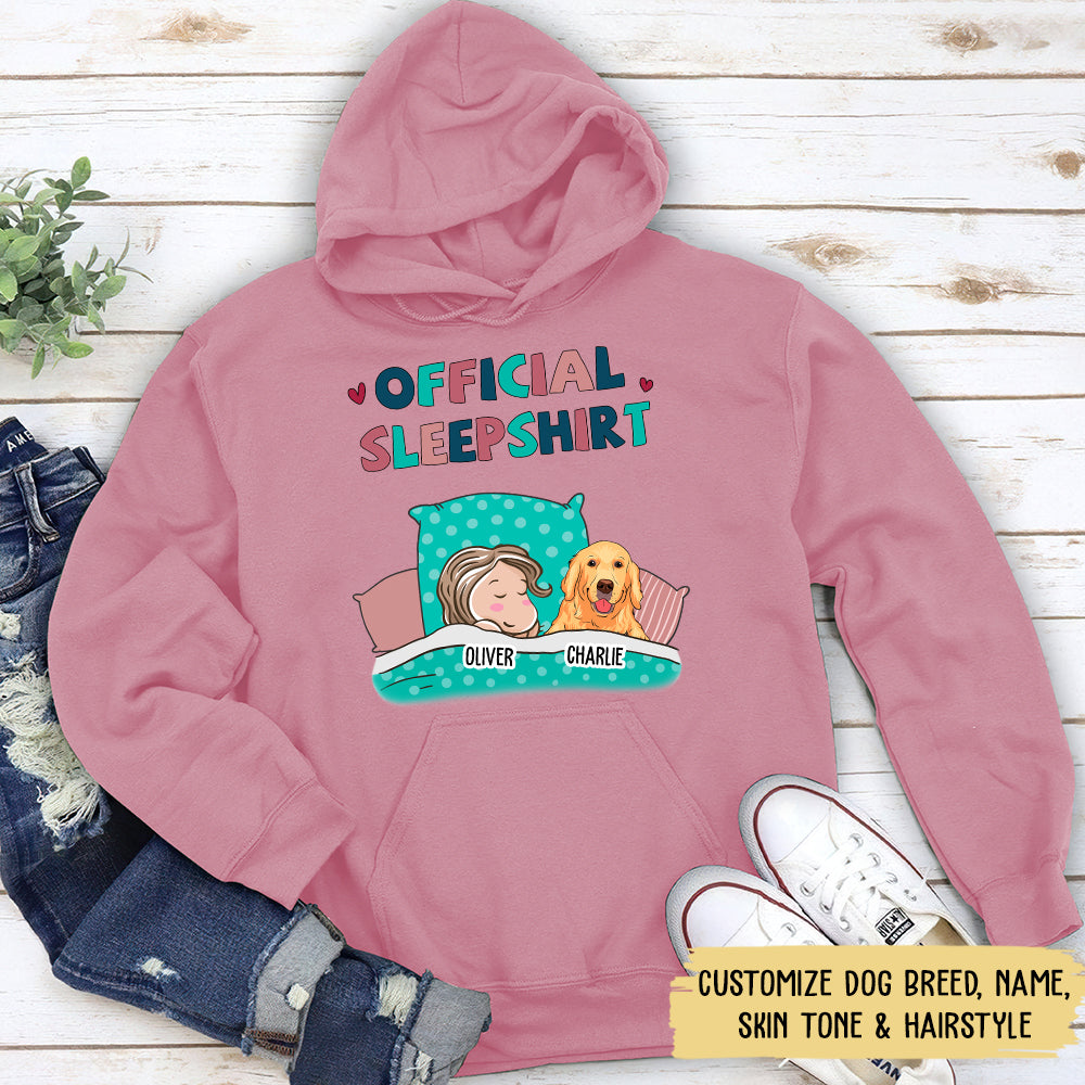Dog Official Sleepshirt - Personalized Custom Hoodie