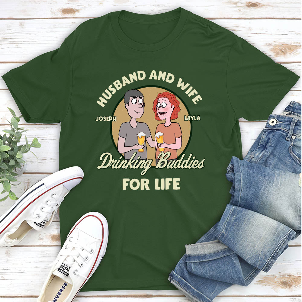 Drinking Buddies - Personalized Custom Unisex T-shirt
