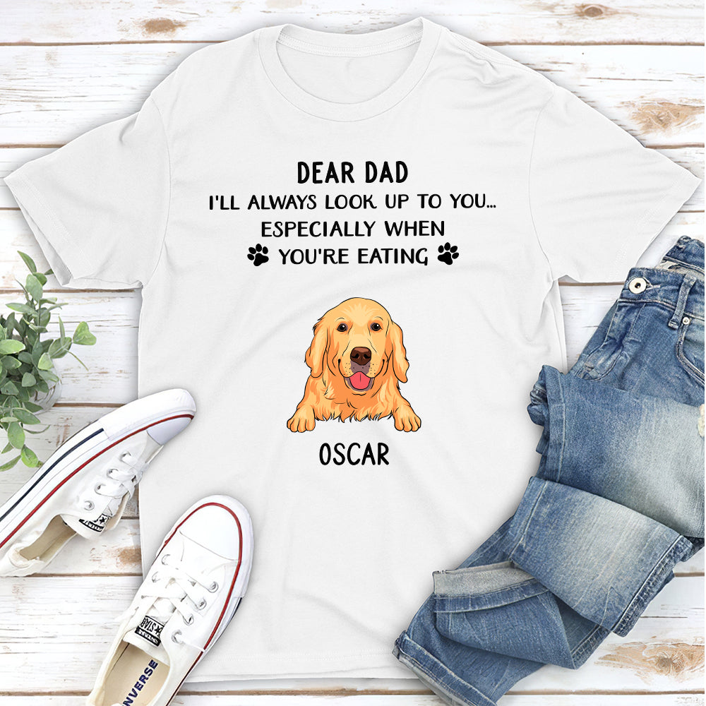 We'll Always Look Up To You - Personalized Custom Unisex T-shirt