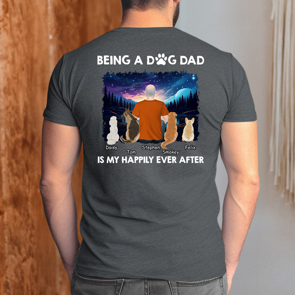Happy Dad Together - Personalized Custom Unisex T-shirt