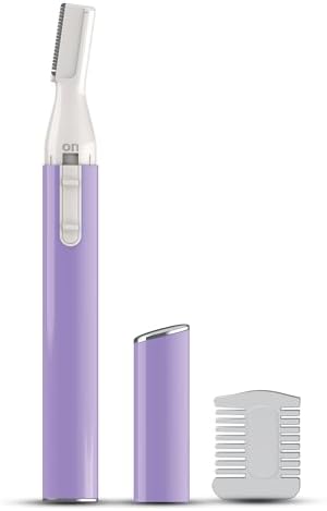 Bella Ciao Eyebrow Trimmer for Women & Bikini Trimmer | Battery Operated Hair Removal Device | Bikini Hair Removal & Facial Hair Removal for Women Dermaplaning Tool, Peach Fuzz Remover for Women Face