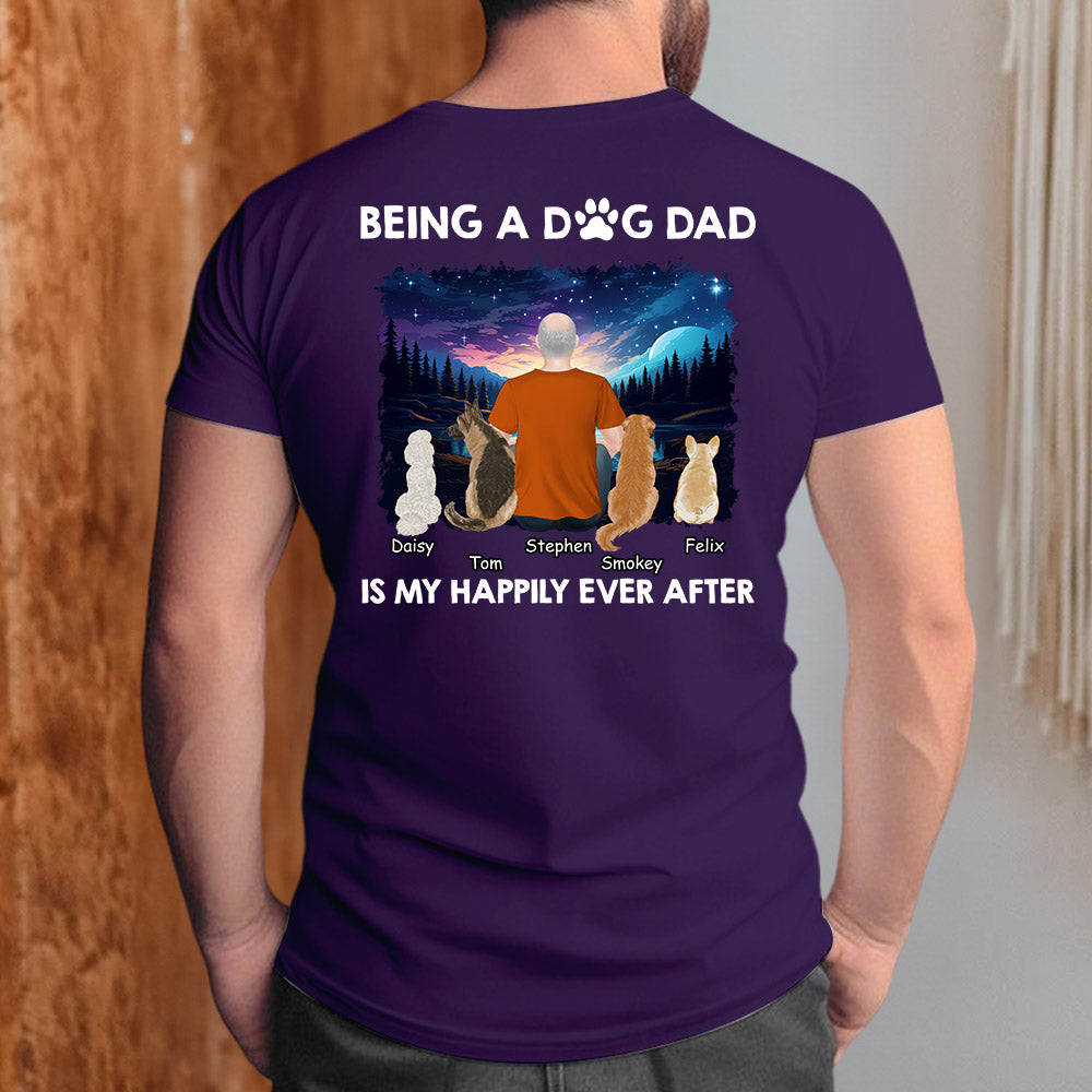 Happy Dad Together - Personalized Custom Unisex T-shirt