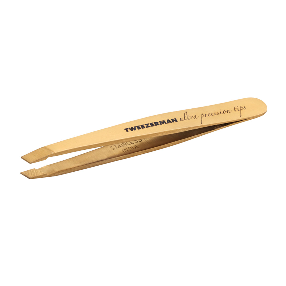 Tweezerman Gold Ultra Precision Mini Slant Tweezers  #10078642