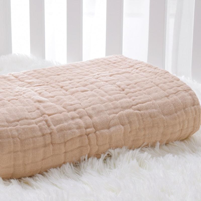 Heavenly Hugs Organic 6-Layer Baby Swaddle Muslin Blanket